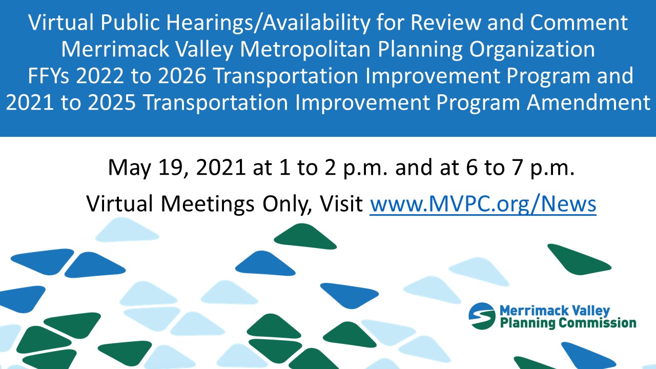 Virtual Public Hearing on May 19, 2021 at 1 pm and 7 pm.