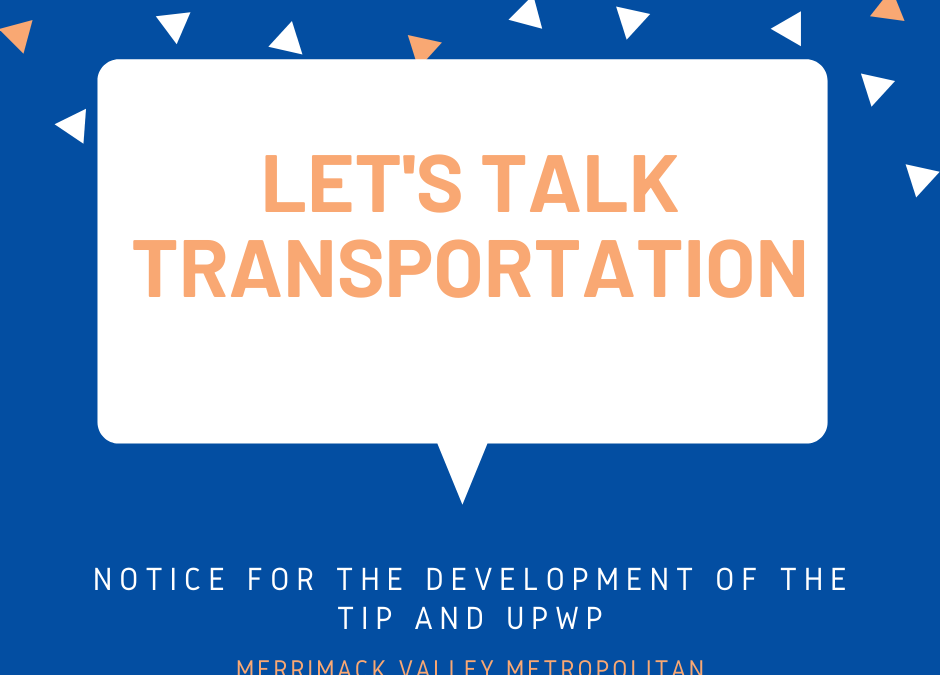 MVMPO Announces Development of the 2022-2026 TIP and UPWP