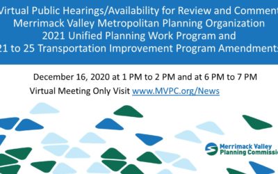 Notice of Public Hearings/Availability for Review & Comment
