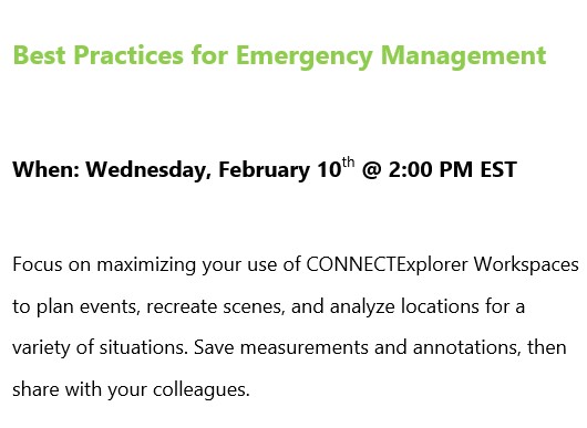 Eagleview Webinar: Best Practices for Emergency Management