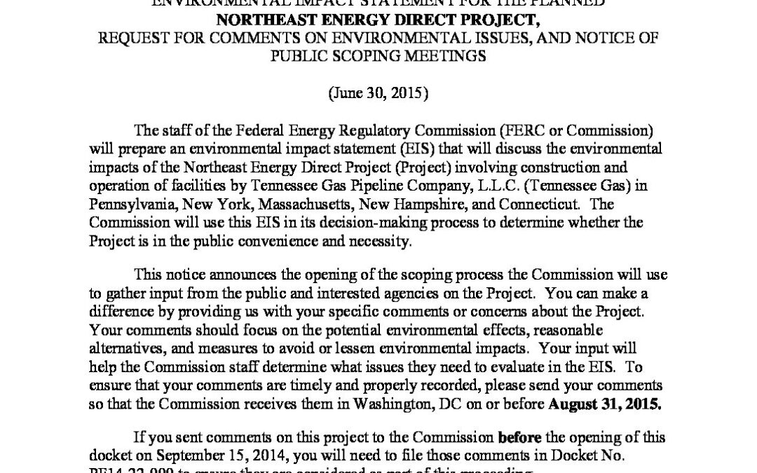 FERC-Scoping-Session_Summer-2015