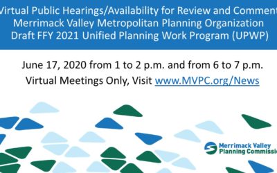 MVMPO Draft FFY2021 UPWP Available for Public Comment