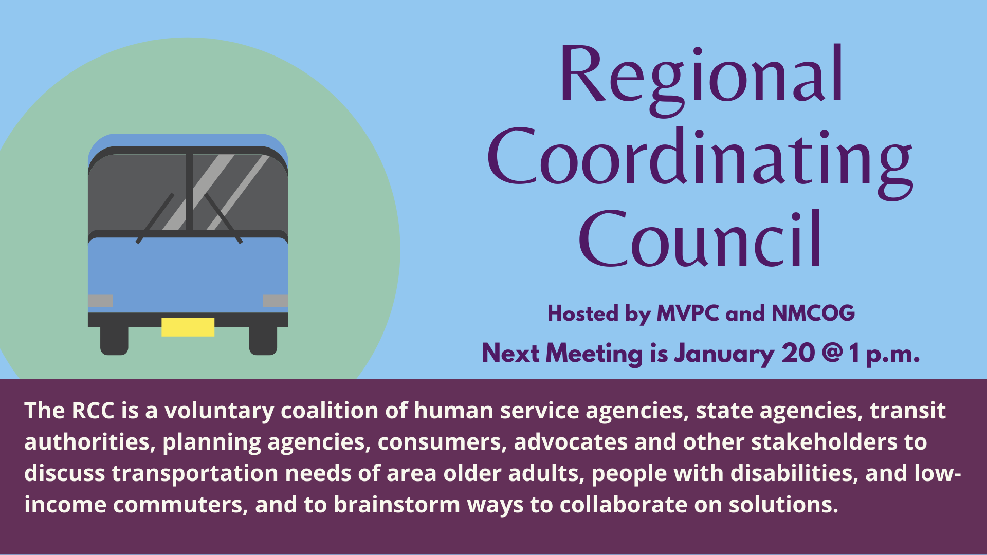 RCC is meeting January 20, 2022 at 1 pm